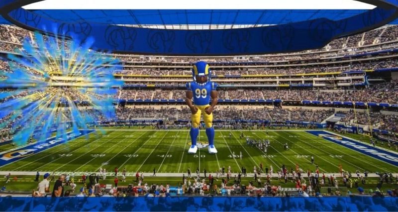 NFL洛杉矶公羊队与ARound合作推出超大规模AR赛事体验-93913.COM-XR信息与产业服务